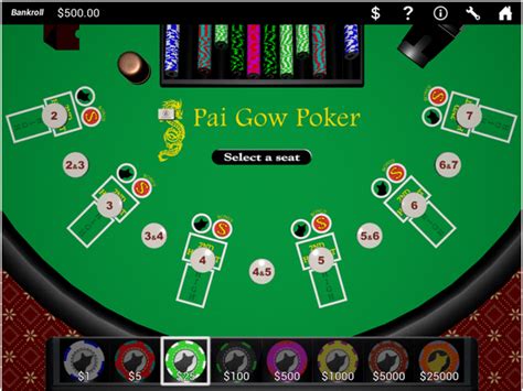 Play Pai Gow Poker Online For Real Money .